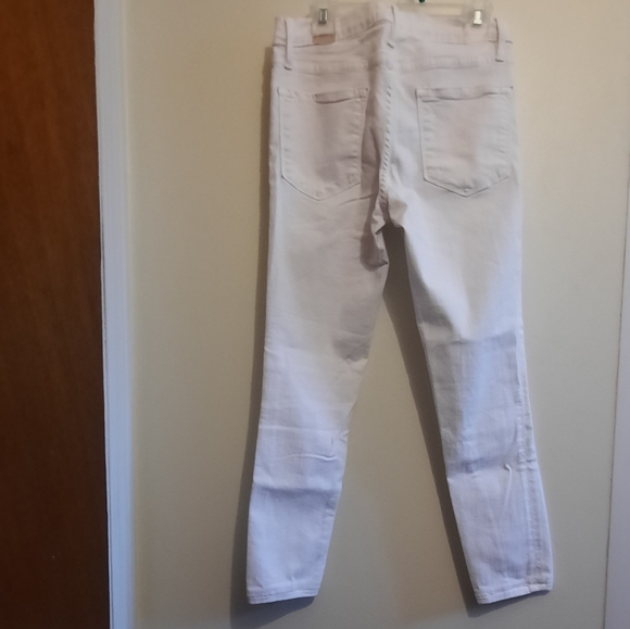 Frame Denim Le Skinny de Jeanne Crop White Skinny Jeans - Picture 14 of 14